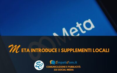 Meta introduce i Supplementi Locali